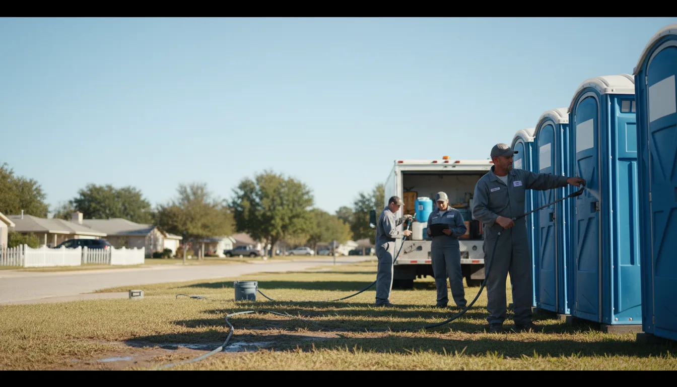 Long-Term Portable Toilet Rental in Columbia, LA near me